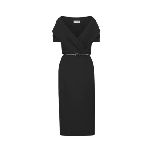 Wraparound Mid-Length Dress