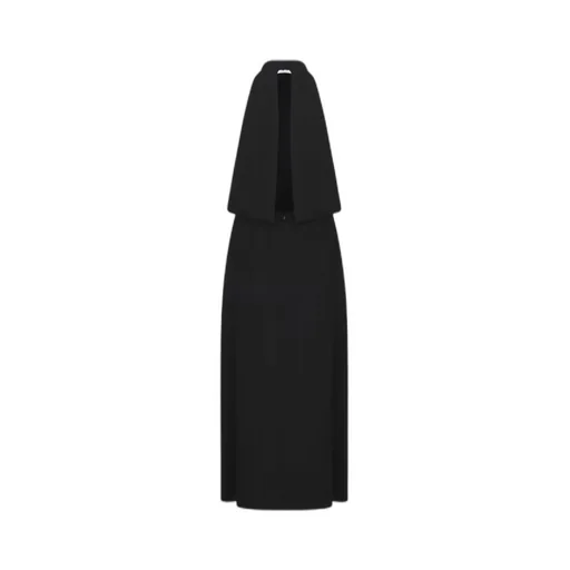 Open-Back, Mid-Length Dress