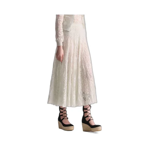 Flared Mid-Length Skirt