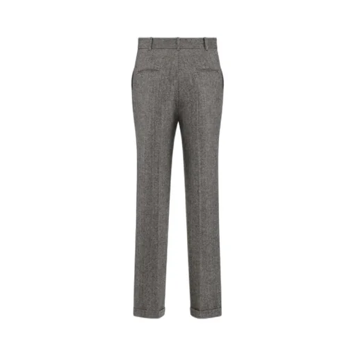 Pleat Detailed Straight Leg Pants