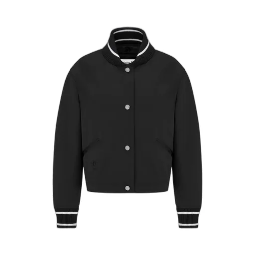 Bomber Jacket With Removable Macrocannage Vest