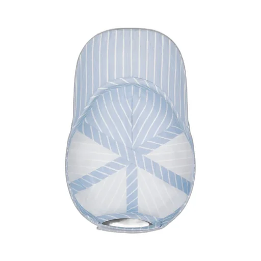 Logo Printed Striped Baseball Cap