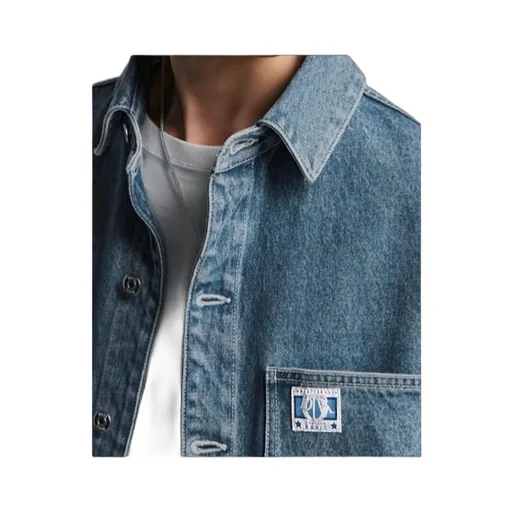 Buttoned Denim Overshirt