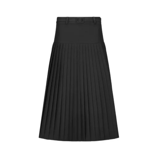 Flared Mid-Length Skirt