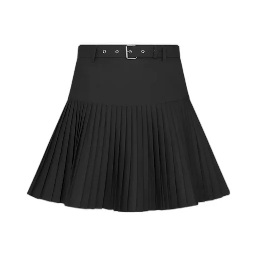 Pleated Miniskirt