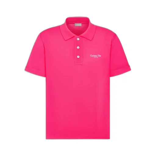 Logo Embroidered Short-Sleeved Polo Shirt