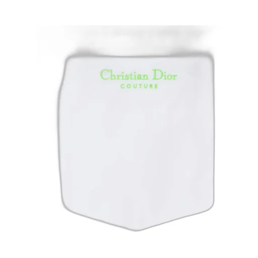 Christian Dior Couture Embroidered Poplin Shirt