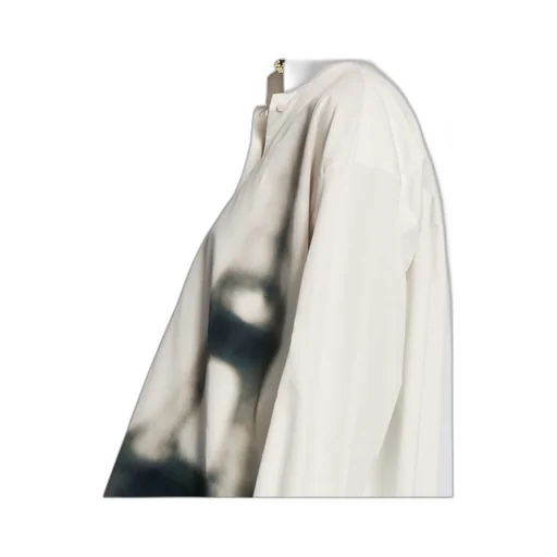 Blouse With Wing Collar