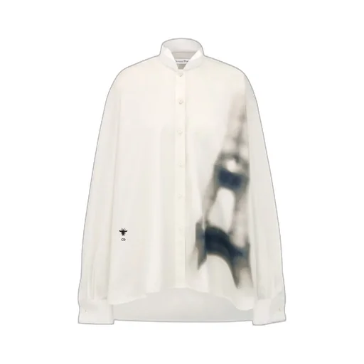 Blouse With Wing Collar