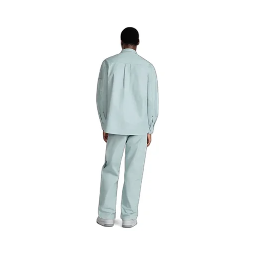 Logo Patch Straight Leg Pants