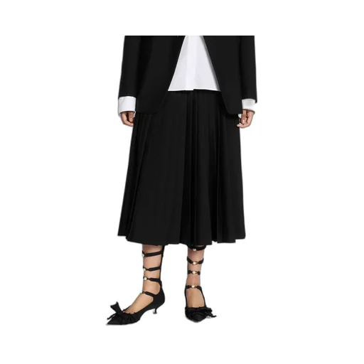Flared Mid-Length Skirt