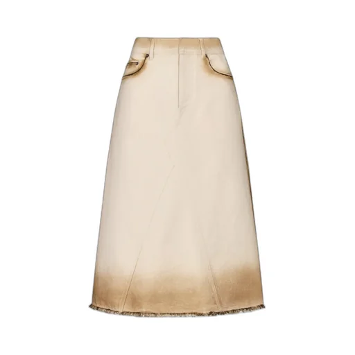 Flared Mid-Length Skirt