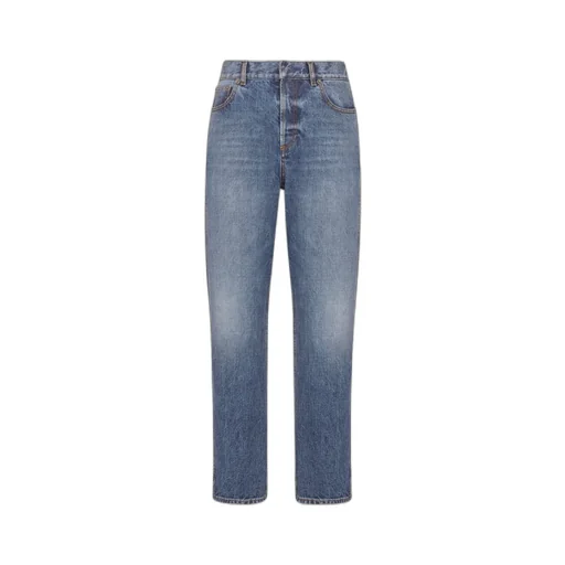 8 Straight Cropped Jeans