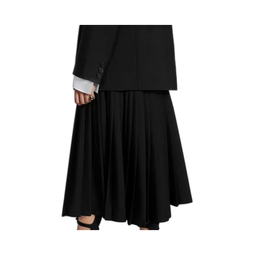 Flared Mid-Length Skirt