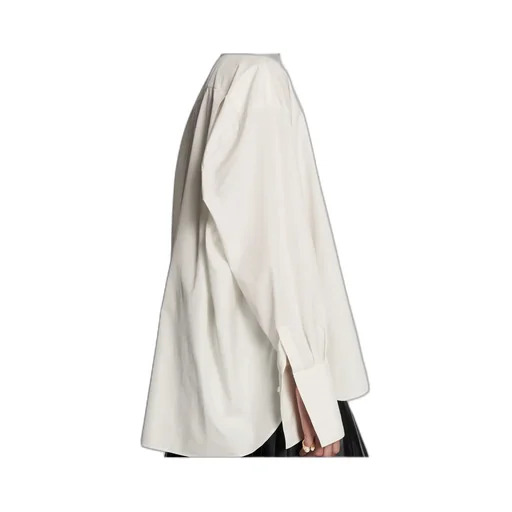 Blouse With Wing Collar