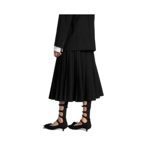 Flared Mid-Length Skirt