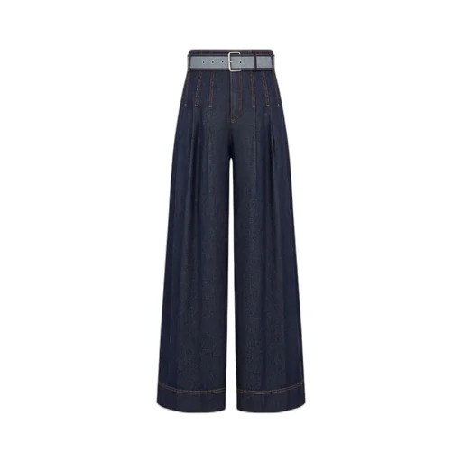 Multi-Pocket Denim Trousers