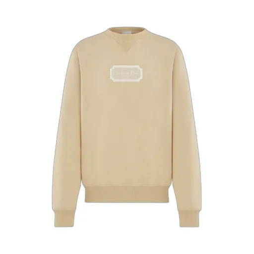 Logo Patch Round-Neck Sweater