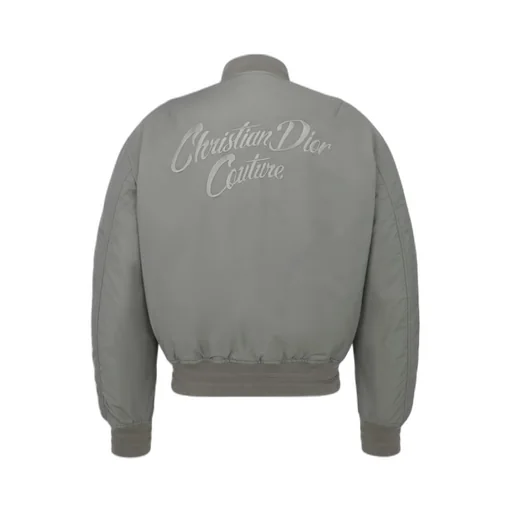 Logo Embroidered Bomber Jacket