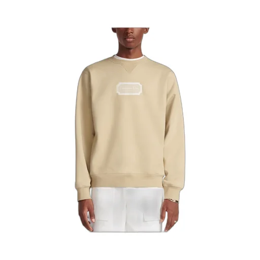 Logo Patch Round-Neck Sweater