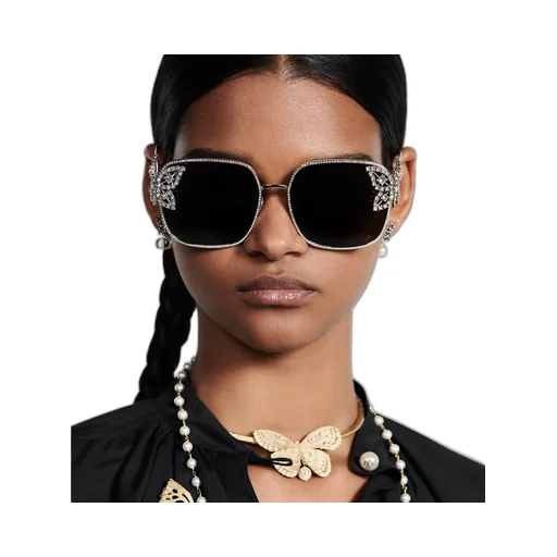 Fantastica S1U Butterfly Crystal Sunglasses