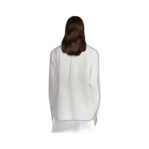 Logo Embroidered Long-Sleeved Shirt