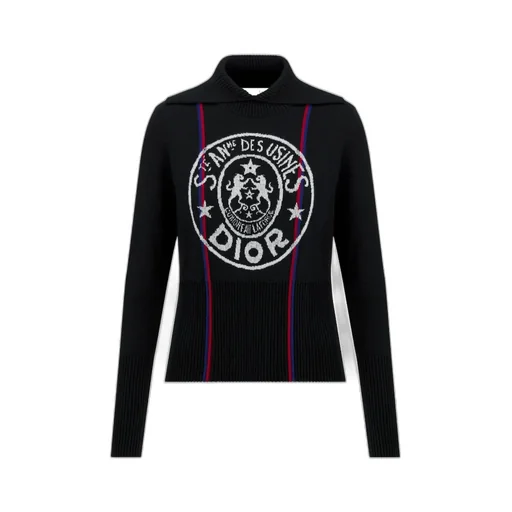Stand-Collar Sweater