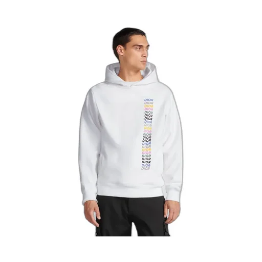 Logo Printed Long-Sleeved Hoodie