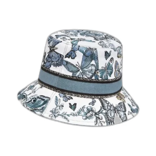 D-Bobby Toile De Jouy Mexico Small Brim Bucket Hat