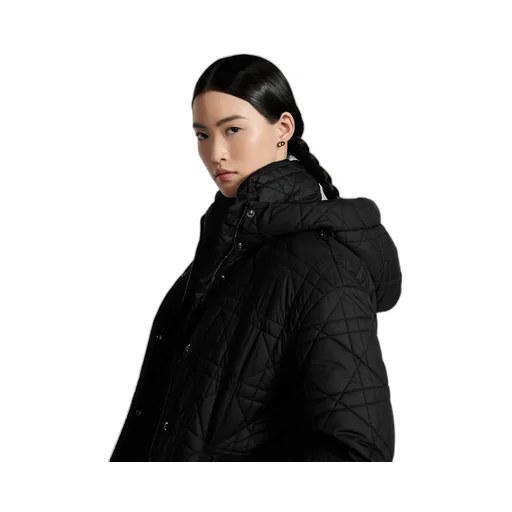 Macrocannage Hooded Down Jacket