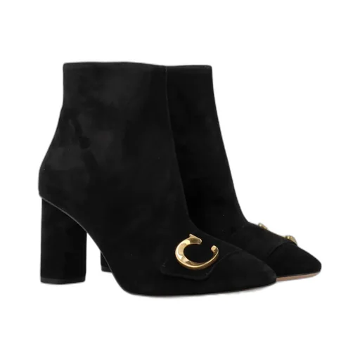 Zippered Short Boots