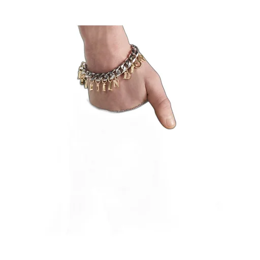 Bracelet With Letter Pendants