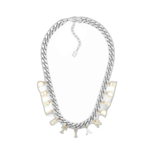 Necklace With Letter Pendants