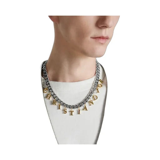 Necklace With Letter Pendants