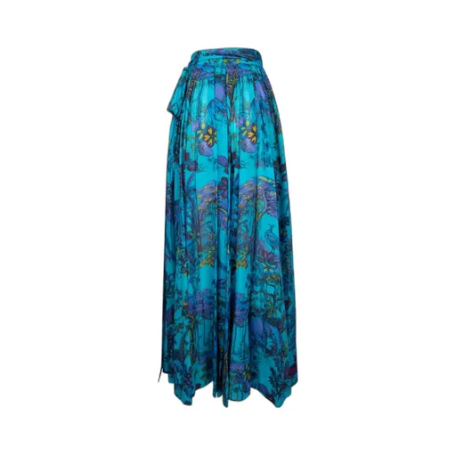 Long Pleated Skirt