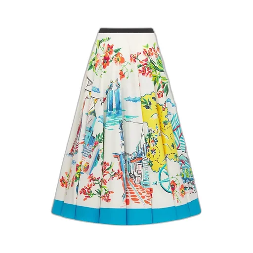 Souvenir Mid-Length Flared Skirt