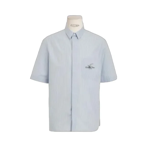 Short-Sleeved Striped Shirt