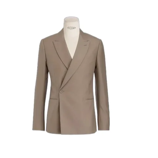 Single-Breasted Long-Sleeved Blazer