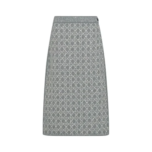 Mid-Length Macrocannage Skirt