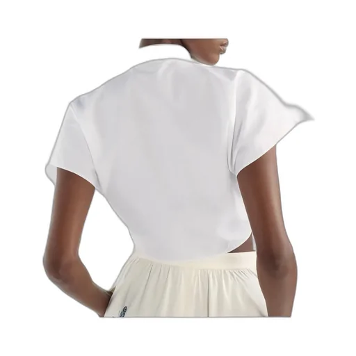 Dioriviera Tied Cropped Blouse