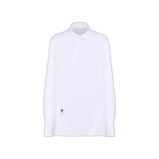 Blouse With Oblique Closure