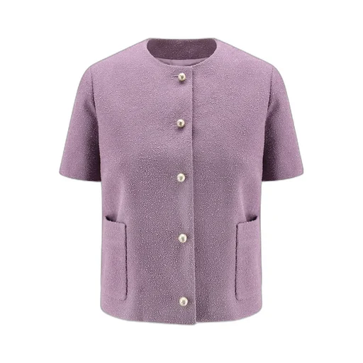 Short-Sleeved Regular-Fit Jacket