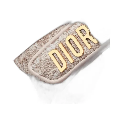 Dioract Logo Plaque Slip-On Sandals