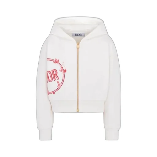 Zipped Hooded Sweatshirt
