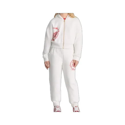 Zipped Hooded Sweatshirt