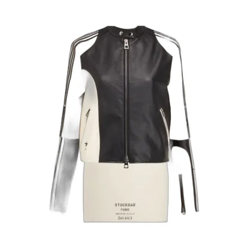 Zippered Leather Jacket