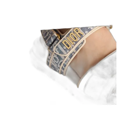 Dioract Logo Plaque Double-Strap Sandals