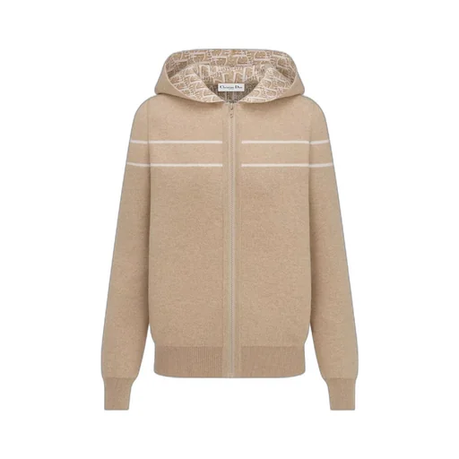 Reversible Zipped Cardigan With Hood