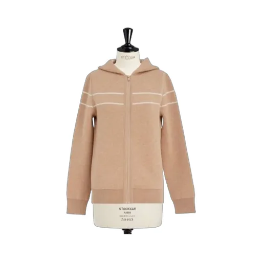 Reversible Zipped Cardigan With Hood