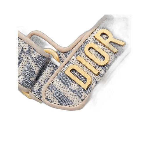 Dioract Logo Plaque Double-Strap Sandals